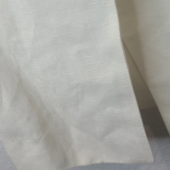 NWT deadstock Harve Benard linen long skirt cream size 14 petite - Picture 4 of 11